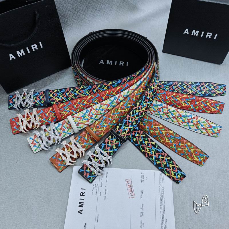 Amiri belt 38mmX90-125cm lb59